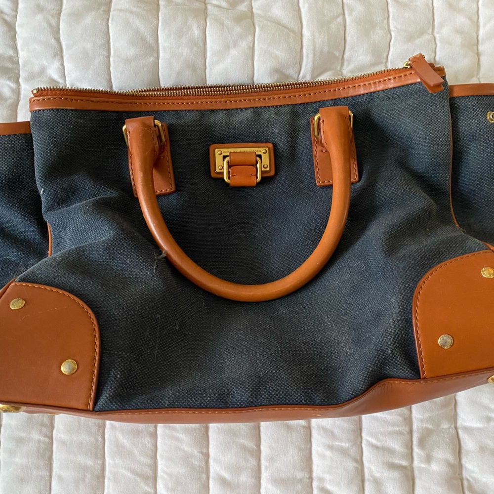 Marc Jacobs Leather and Jean Bag